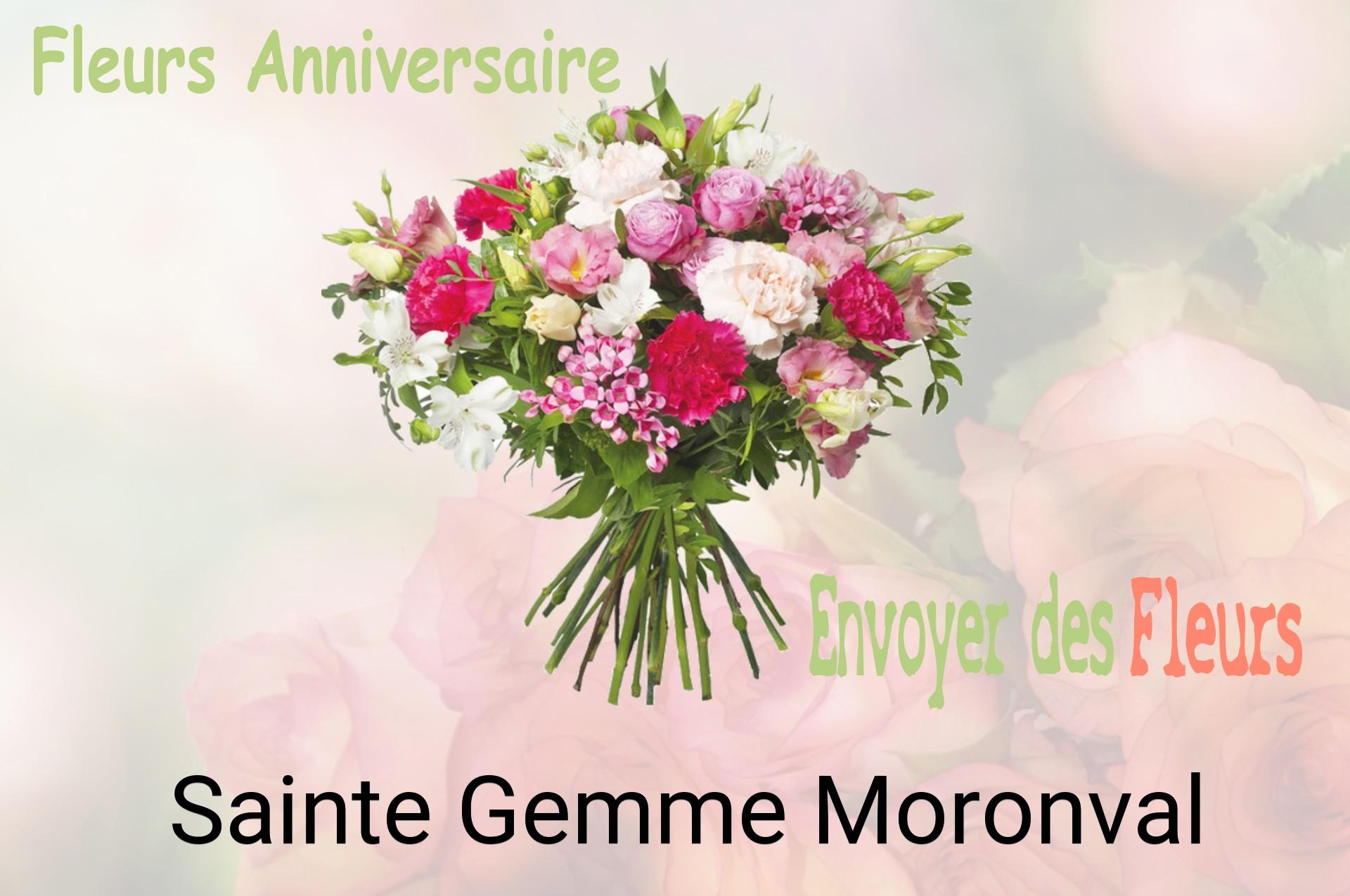 Bouquet de fleurs d’anniversaire livré à Sainte-Gemme-Moronval